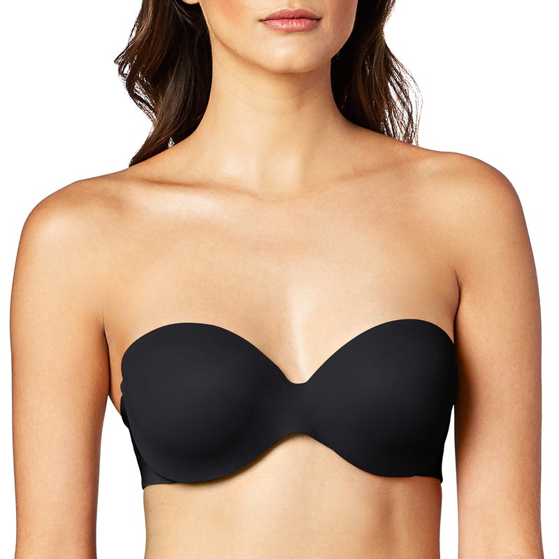 Warner's womens BraÃ‚â„¢ Cushioned Lightly Lined Convertible Rg7791a This Is Not a Bra Underwire Contour Strapless, Rich Black, 34B US - Image 1